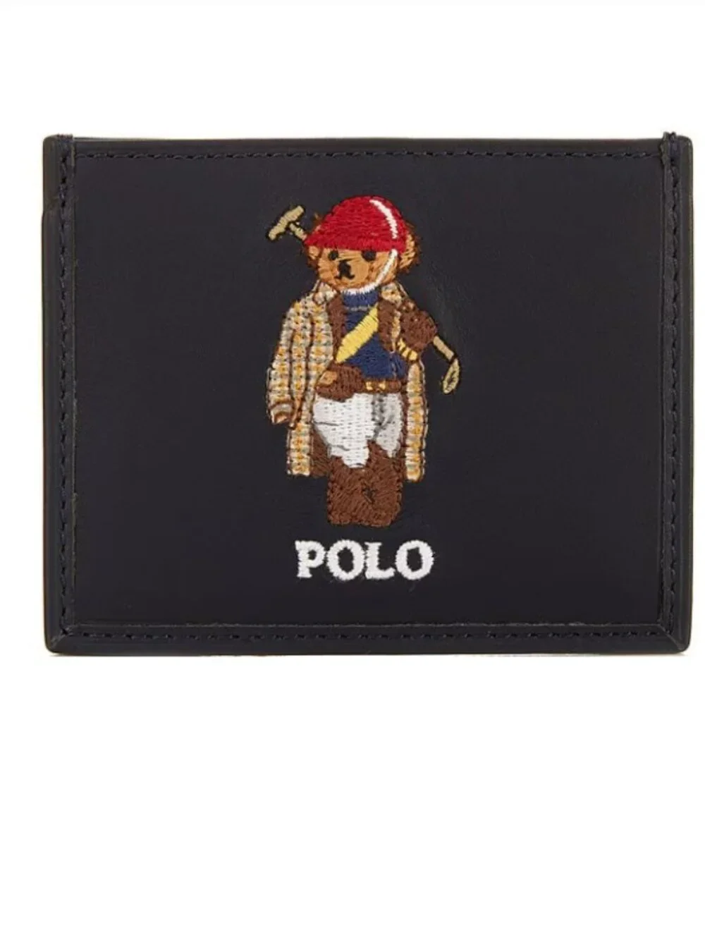 Polo Ralph Lauren Polo Bear Leather Card Case
